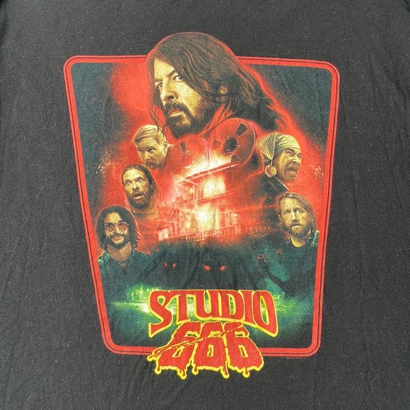 Foo Fighters Movie Stuido 666 Movie Tee Shirt Men’s XL - Picture 3 of 6